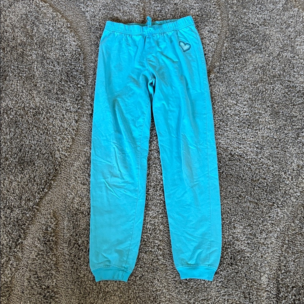 Total Girl size 10 - 12 Teal blue Jogger Pants